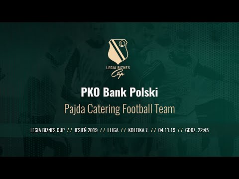 Skrót spotkania PKO Bank Polski - Pajda Catering Football Team ( Legia Biznes Cup Jesień 2019 )
