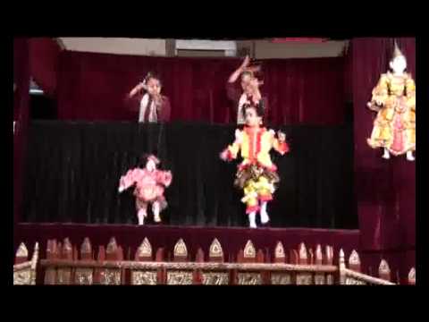 Marionetes tradicionais de Mianmar: a dança do pajem