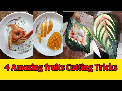 Top 5 fruit decoration ideas🥭🍎🍉 //super fruit decoration//😋/Amazing fruit carving and cutting ideas