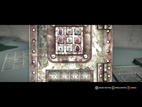 The Evil Within - The Assignment DLC - All 8 Safe Combinations (A Warning Achievement/Trophy)