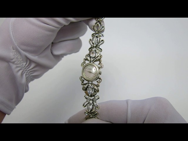 Женские серебряные часы 0542 Видеообзор