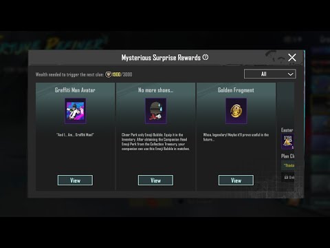 Fortuner Refiner Mysterious Surprise Rewards PUBG Mobile