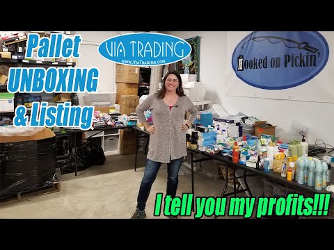 VIA Trading Pallet Unboxing - Health & Beauty Items - Watch Me List & Will I Make Money?