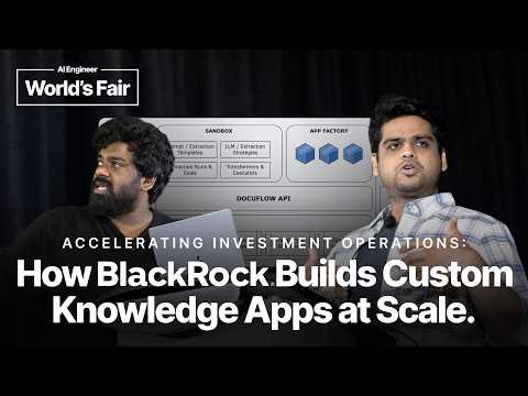 How BlackRock Builds Custom Knowledge Apps at Scale — Vaibhav Page & Infant Vasanth, BlackRock