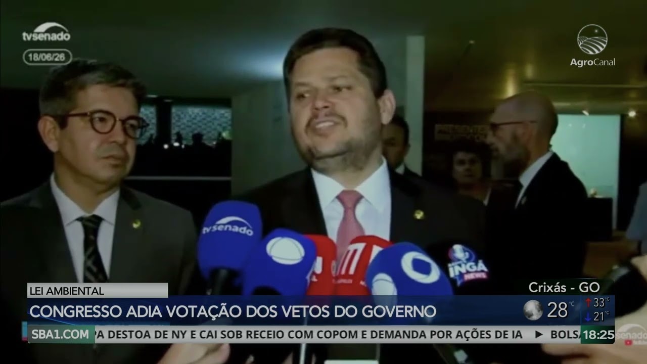 Congresso adia votação dos vetos do governo a lei ambiental