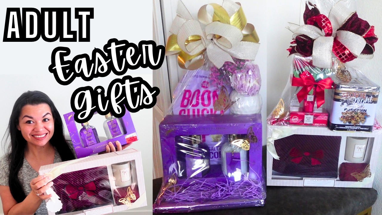 LUXURY Adult Easter Baskets, on a BUDGET | Clearance Gift Sets DIY Easter Basket for Her