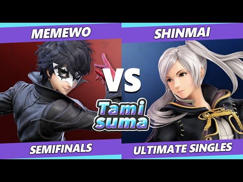 TAMISUMA 208 Semifinals - Memewo (Joker, Dr. Mario) Vs. Shinmai (Robin) Smash Ultimate SSBU