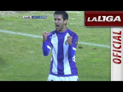 Gol de Alberto Bueno (2-0) en el Real Valladolid - Athletic Club - HD