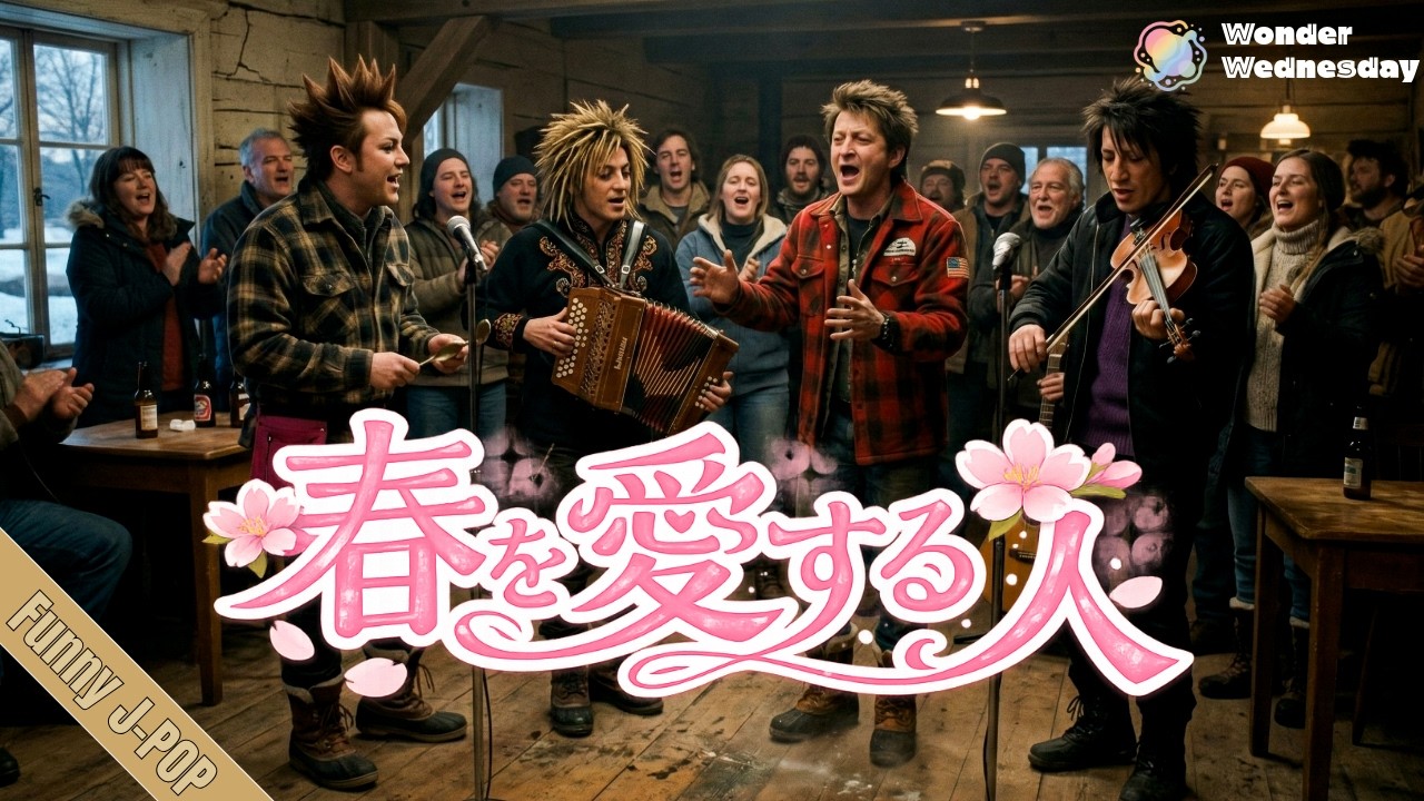 春を愛する人 / GLAY – Québécois Kitchen Party ver.｜Funny J-POP