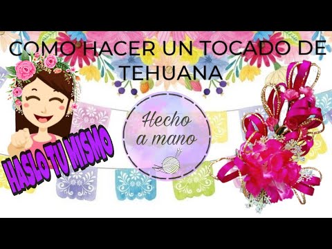 💠📸✂COMO HACER UN TOCADO DE TEHUANA EN CASA😘