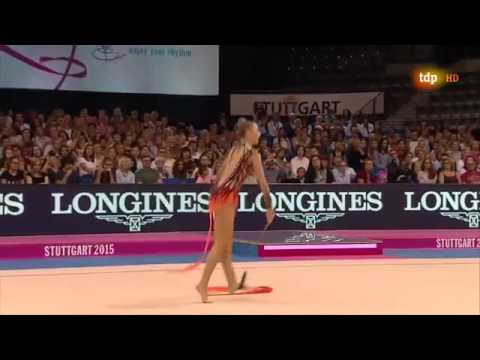 World Championships Stuttgart 2015 | AA Final | Melitina Staniouta Ribbon