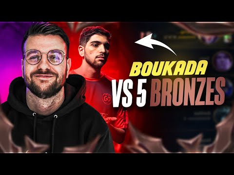BOUKADA CONTRE 5 BRONZES ! 14 KILLS EN 4 MINUTES !? (JOUEUR PRO - LFL)