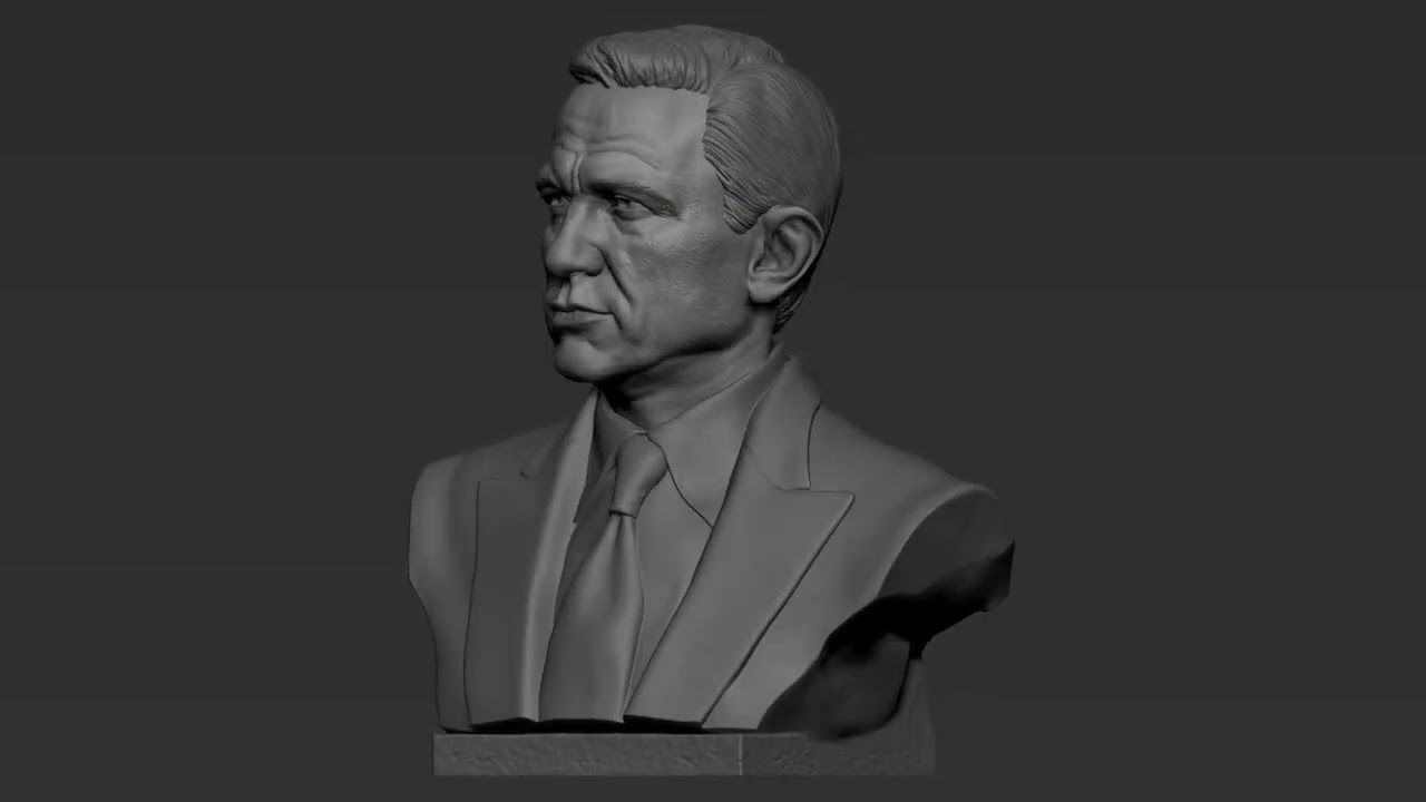 Daniel Craig 3D Druckmodell