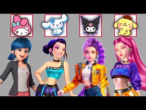 Epic Glow Up! Animated Movie Universe Fashion Transformation | Rumi, Mira, Ladybug & Zoey