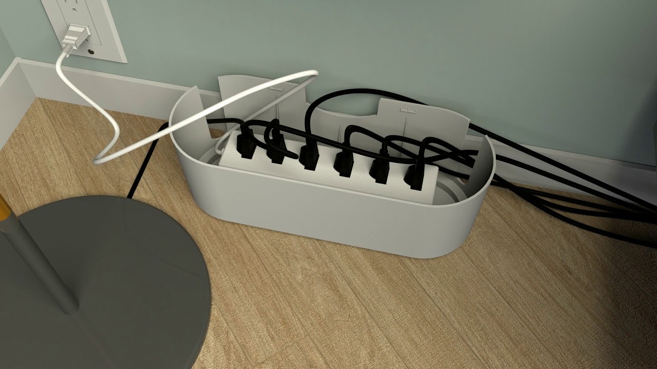 D-Line Cable Organizer Box (Large White) How-to-Installation Video - (USA)