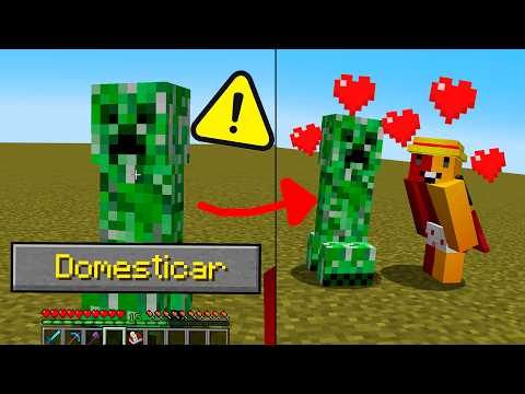 🟨 Você Conseguiria DOMESTICAR um Creeper no SURVIVAL? (Creative Squad 4)