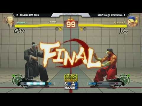 Team Madcatz Daigo (Yun) vs DM | Cross Counter Asia Xian (Gen) FT7 - SEA Major Grand Finals pt 1