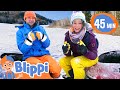 Blippi And Meekah Compete In The Winter Olympics Sports Blippi Meekah Challenges For Kids