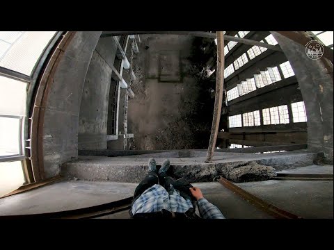 my 1000th BASE jump. Inside the building.