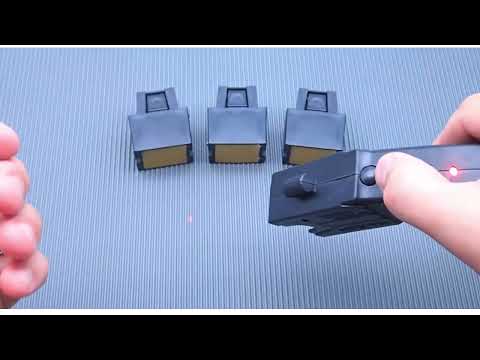 Teaser Gun + LED + Alarm + Laser + 3 Air Cartridges