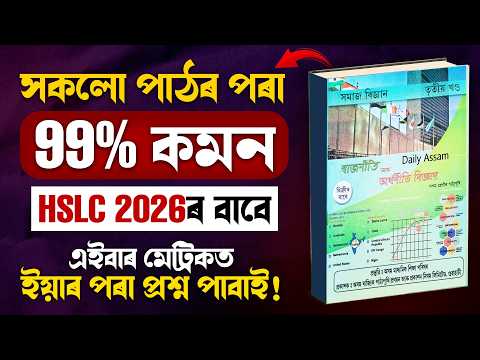 HSLC 2026 Social Science Common Questions | Economics & Pol. Science Important | SEBA|Let's Approach