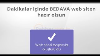 Bedava Web Siteniz Olsun-Rehber.com.tr
