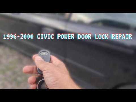 DIY 1996-2000 EK Honda Civic power door lock actuator replacement
