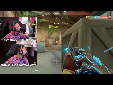 FNS Tries *NEW* (1v1 MODE) Valorant Skirmish on STAGE vs Fans