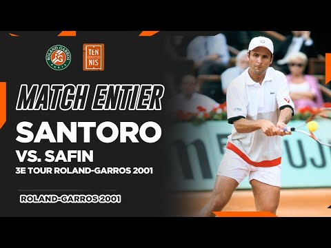 Fabrice Santoro vs. Marat Safin - 3e tour | Roland-Garros 2001