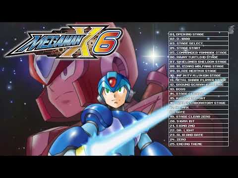 Mega Man X6 Soundtrack (PS1 OST, 25 Tracks) Megaman X 6