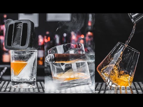 Unique Glassware for Whiskey and Whiskey cocktails