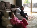 Layla Evan Watching Dora March 2013