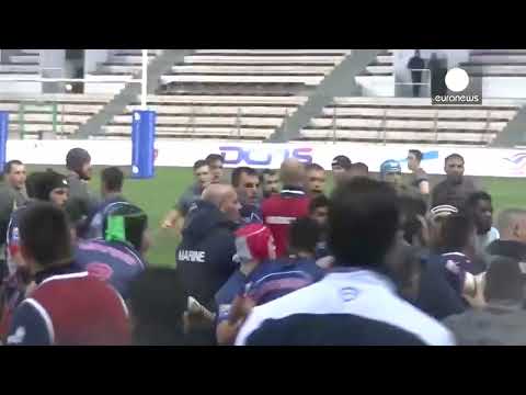 One of the worst brawls ever seen on a Rugby pitch!😳 #rugbyleague #rugbyunion