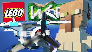 Lego Worlds  Skeletons, Bulldozers and EPIC Car Stunts 