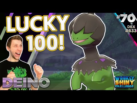 INSANE 100! Incredible Shiny Deino! | Sword and Shield Shiny Reaction | #70