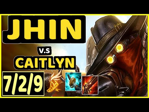 PAPRYZE (JHIN) vs CAITLYN - 7/2/9 KDA BOTTOM ADC GAMEPLAY - OC Ranked GRANDMASTER