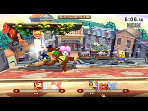 EGE Chrim Foish (Diddy) vs JPeds (Diddy) - ExtravaLANza 2016 - Wii U WQFs