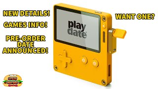 Playdate - New Handheld with a CRANK - Games Revealed & Pre-Order Info!