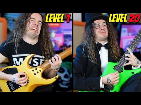 20 Levels Of Guitar Solo (From BEGINNER To SHRED LORD)