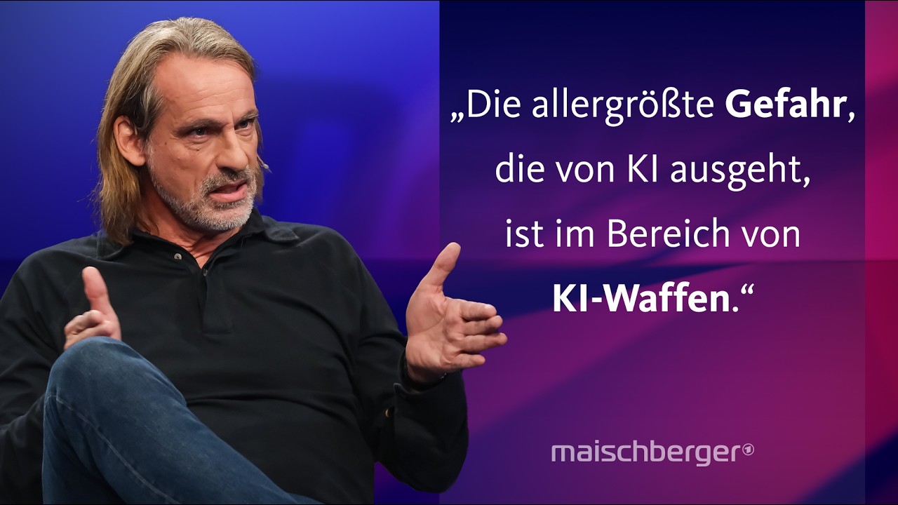 Könnte die KI die Menschheit auslöschen? Richard David Precht im Gespräch | maischberger