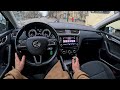 2018 Skoda Octavia 1 6 TDI 115hp MT POV Test Drive Consumption