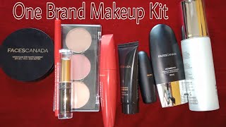 Faces Canada One brand Office makeup tutorial | One Brand Makeup Kit | StylONIKA