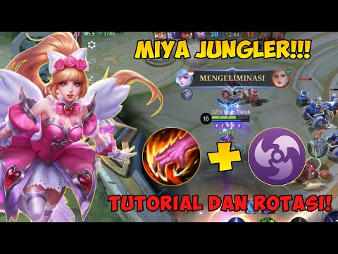 INI KONTEN YANG KALIAN TUNGGU KAN? TUTORIAL & ROTASI MIYA JUNGLER! INI MATCH BIKIN STRESS! | MLBB
