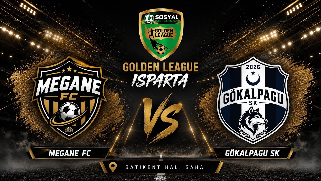 SOSYAL HALI SAHA GOLDEN LEAGUE / 2026 AÇILIŞ SEZONU / ISPARTA / MEGANE FC - GÖKALPAGU SK