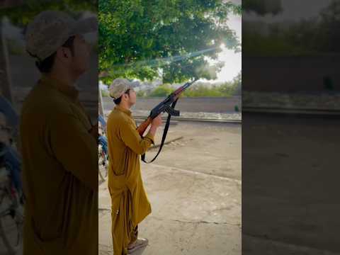 firing in ak47 and m16A4 ♥️ #shortsfeed #status #guns #m416 #ak47 #firing #gun