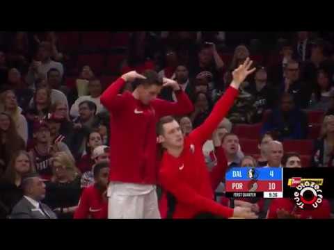Portland Trail Blazers vs Dallas Mavericks - Full Game Highlights - January 20, 2018