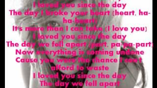 Kelly Clarkson - The Day We Fell Apart +LYRICS!