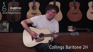 Video thumbnail for Collings Baritone 2H guitar demo in Stageshop by Stageshop