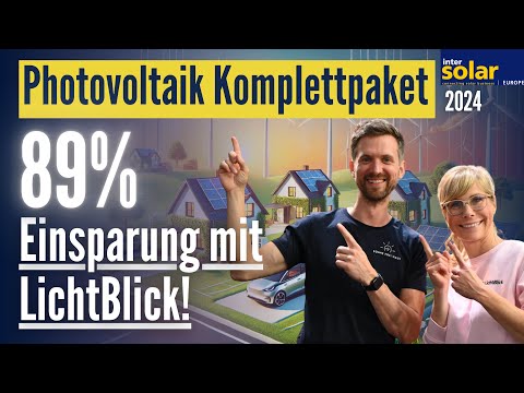 Photovoltaik mit Speicher und dynamischen Strompreisen - Das Komplettpaket von LichtBlick