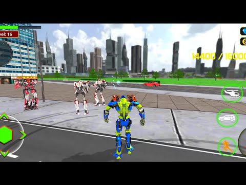 Bus Robot Car Transform War - Police Robot Games: New Crazy Robot Gameplay